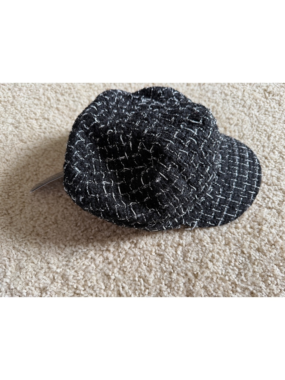 NWT Madd Hatter, black & white hat